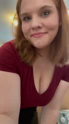 Big Tits Curvy Thick Tights Titty Drop gif