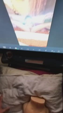 Girls Homemade Pussy Tribute gif