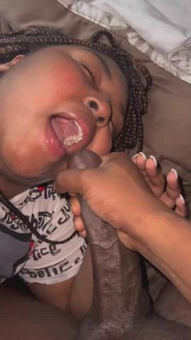 amateur bbc bbw big dick cum cum in mouth cumshot ebony facial gif