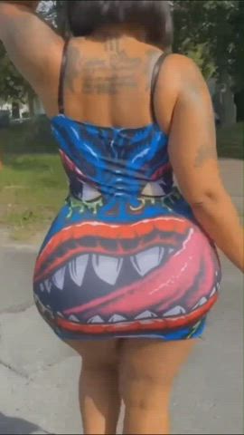 Ass Babe Big Ass Big Tits Booty Ebony Thick Porn GIF by moneymane6
