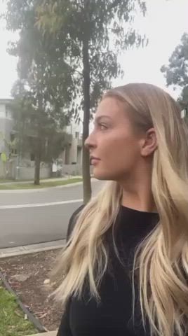 areolas blonde bouncing tits flashing huge tits public saggy tits tanlines titty