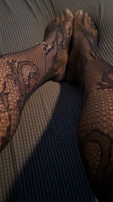 i love the way i feel in stockings