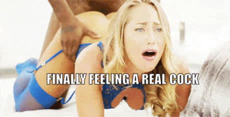 BBC Big Dick Blonde gif