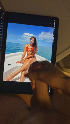 big tits jerk off latina gif