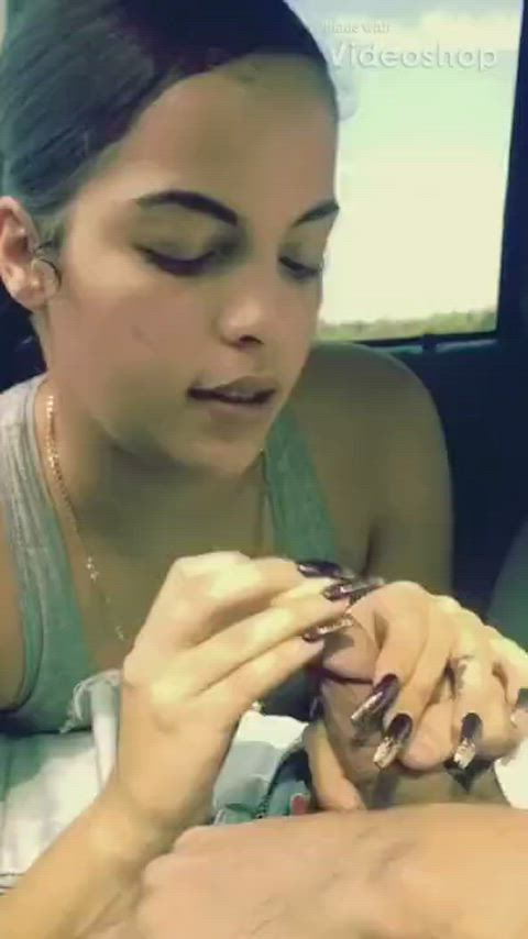 blowjob car condom gif