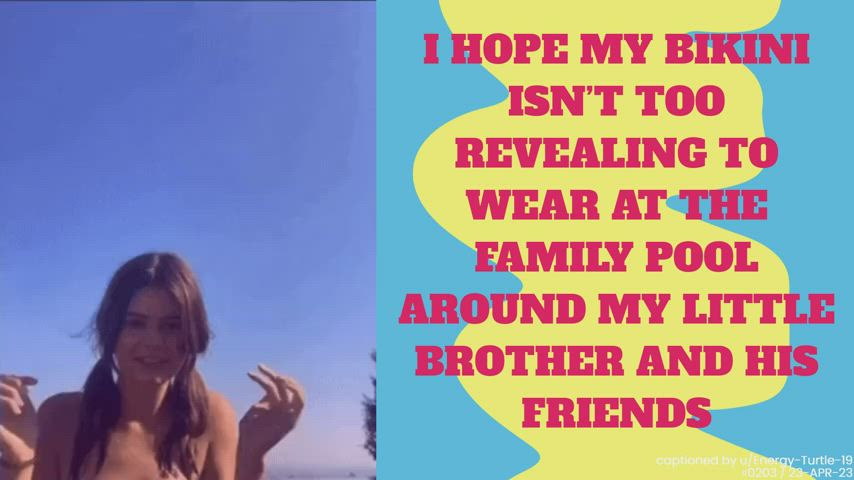 [B/S] Sister Loves to be a Tease at the Family Pool