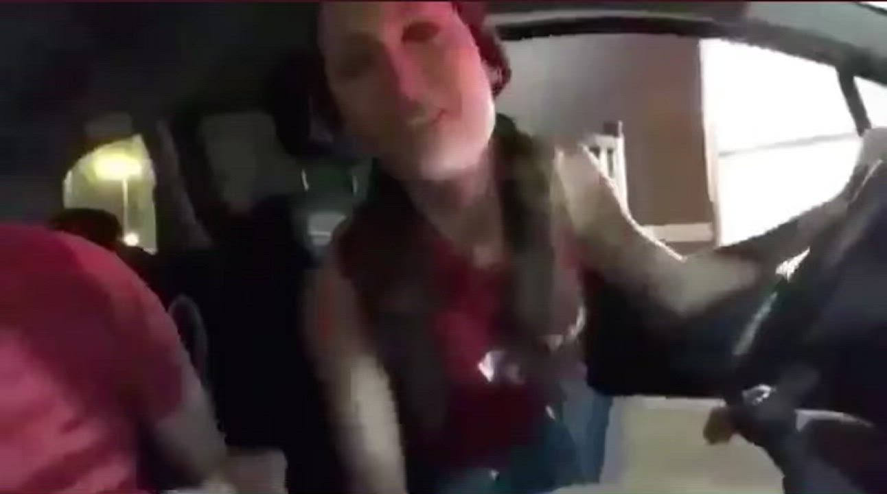 She begs to suck while bf is passed out in other room