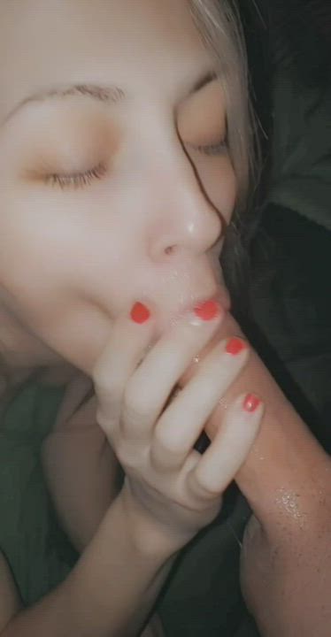 Had a custom request for a sloppy blowjob, and I thought it was too good not to share.