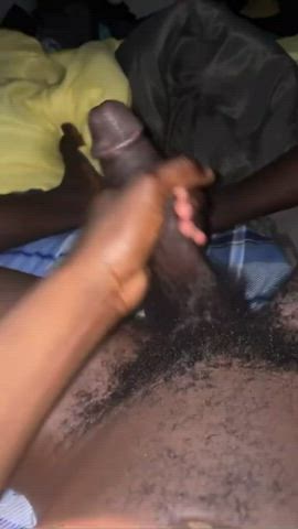 BBC Cock Male Masturbation gif