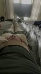 Cock Erection Femboy Panties gif