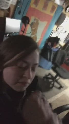 amateur big dick cum cute facial homemade petite gif