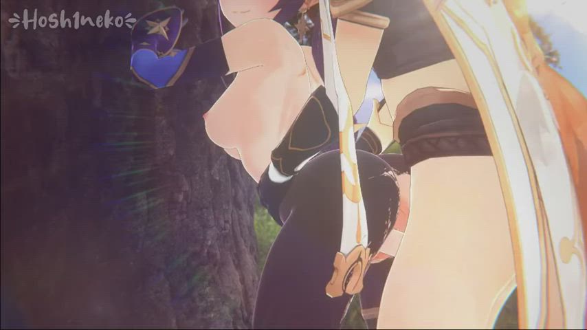 3D Animation Doggystyle Pantyhose Rule34 gif