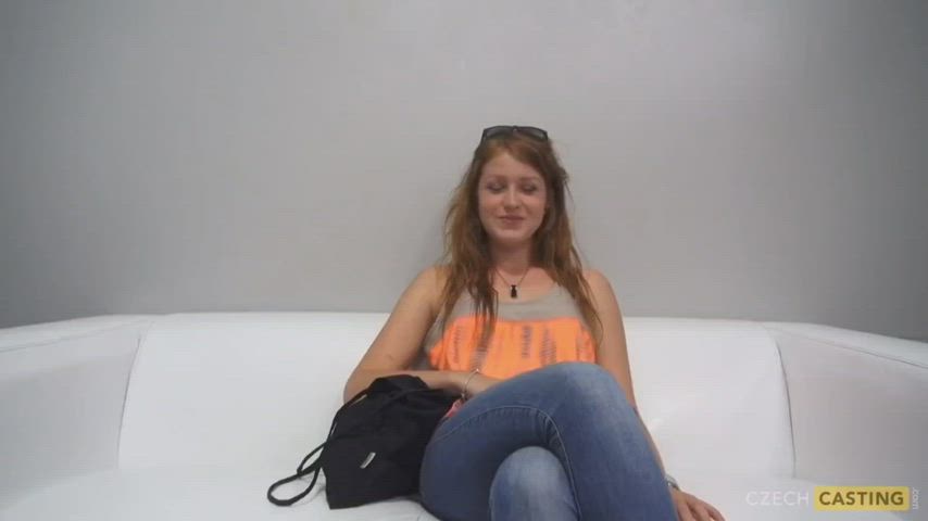 caption casting cheating cuckold cumshot czech pov redhead uncut gif