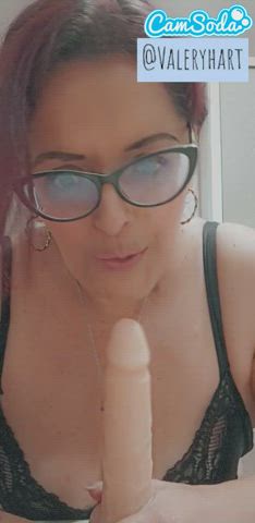 blowjob deepthroat glasses homemade hotwife latina milf mature mistress redhead gif