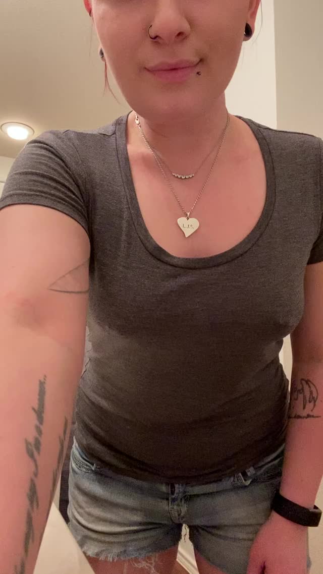 Working on my titty drop skills [F]