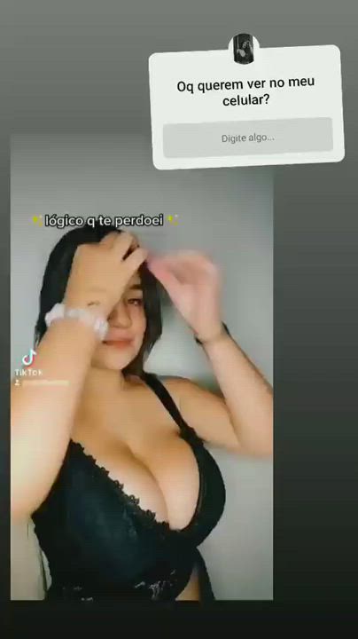 Big Tits Teen TikTok gif