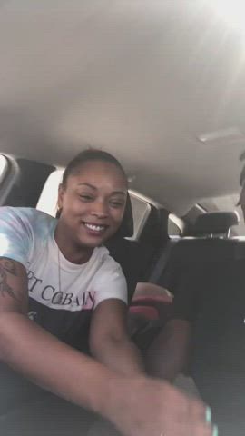 Blowjob Ebony Couple Public Porn GIF by blackredgiffs