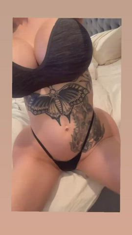 fake tits huge tits irish swedish gif