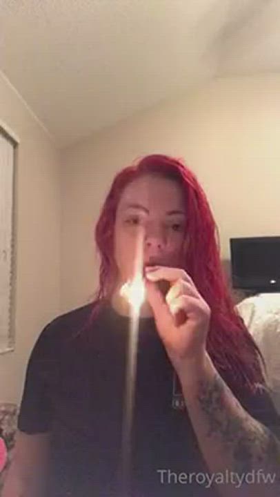 Smoking weed and twerking