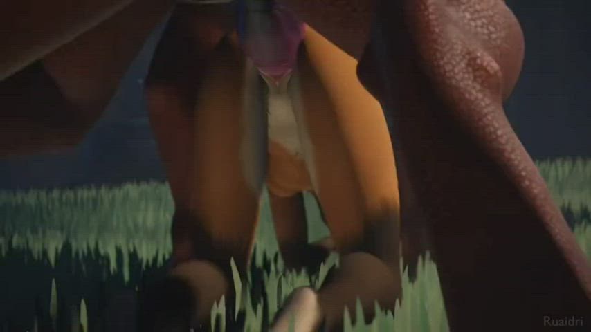 animation big ass big dick breeding cum deep penetration doggystyle sex size difference