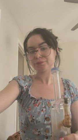 I love flashing my perky tits when I smoke ;)