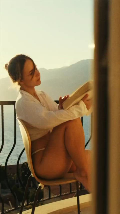 On Balcony