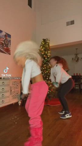 blonde thong tiktok gif