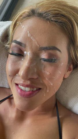 How do I look covered in cum?