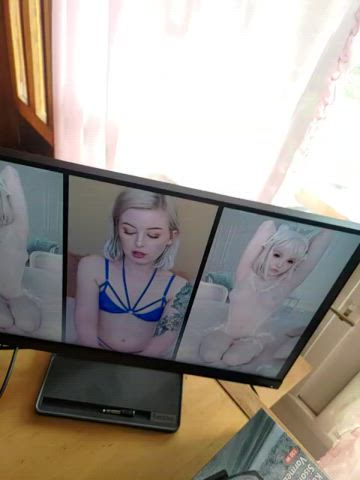 cumshot masturbating teen gif