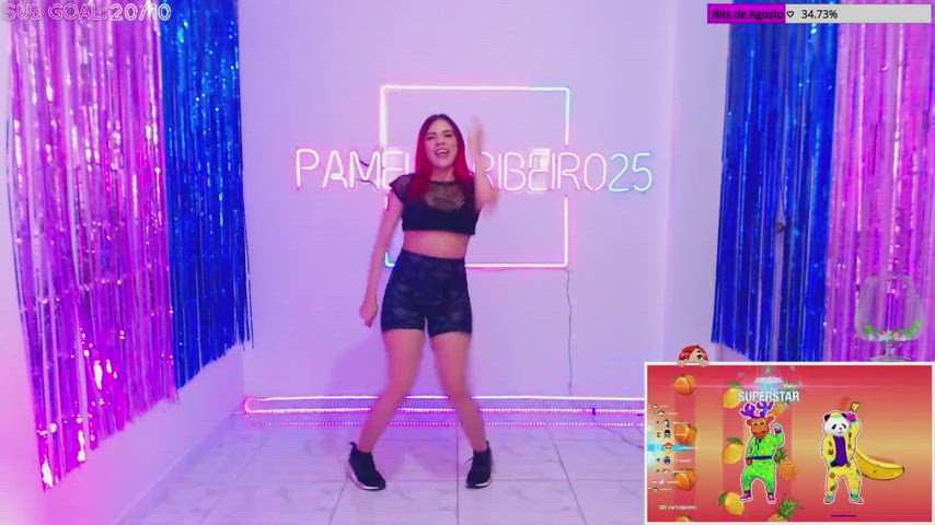 ass dancing redhead gif