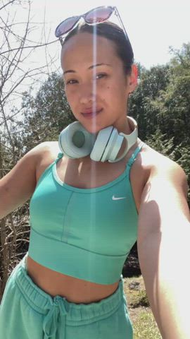 I hope no one saw me getting frisky on my run?