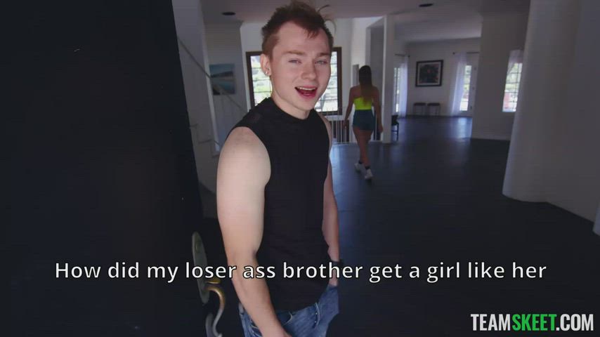 You had a bad feeling about you and your girlfriend having to stay at your brothers