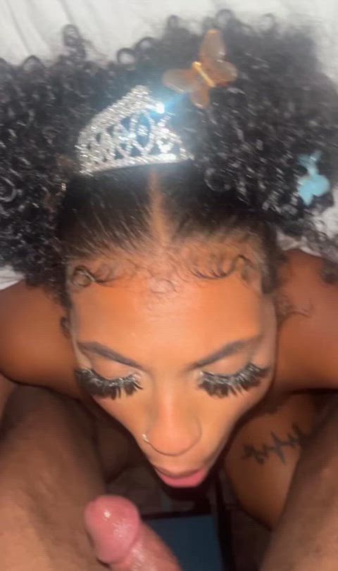 bbc blowjob deepthroat ebony face fuck gagging homemade onlyfans pov r/nsfwfunny