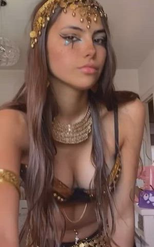 ass brunette natural tits gif