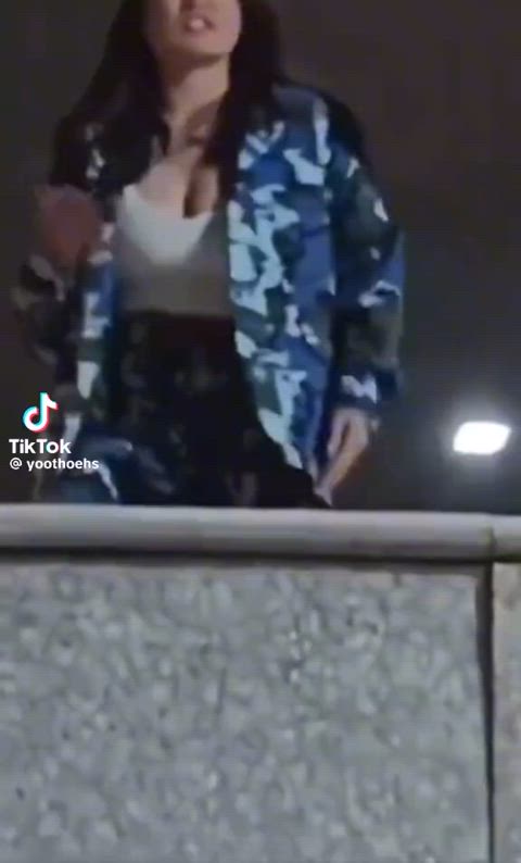 asian big tits dancing nipslip tits gif