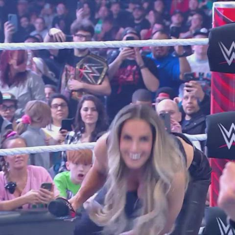 big tits fake tits huge tits milf tit worship tits trish stratus wrestling gif