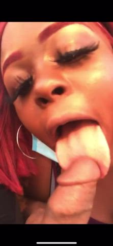 black babe pleasures desi cock with her mouth