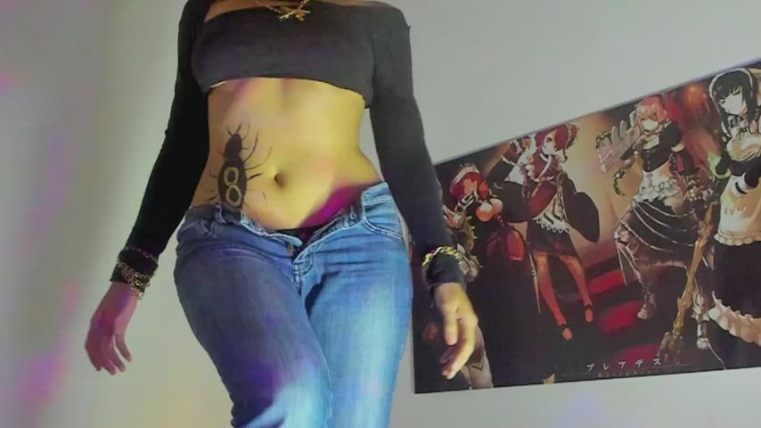 cosplay dancing pants gif