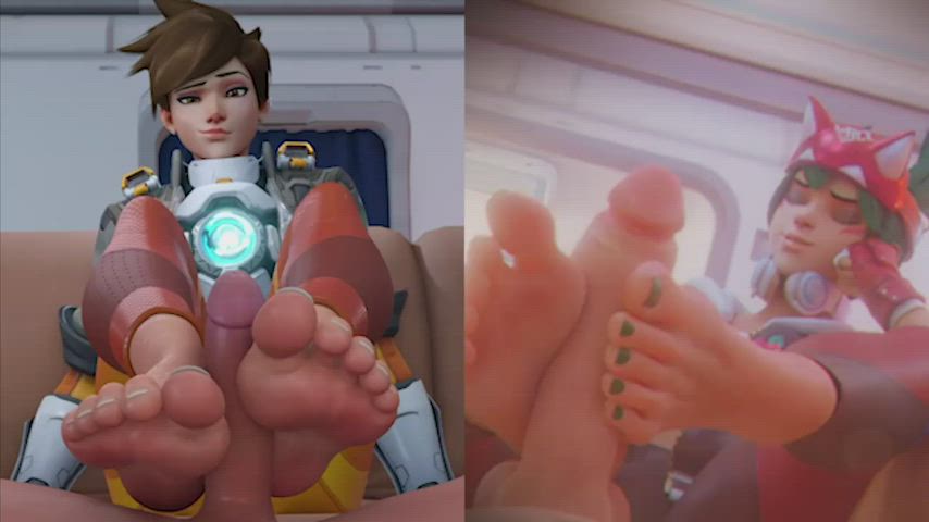 Split Screen [FOOTJOB]