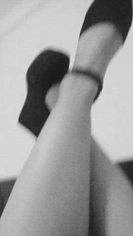 ass feet heels gif