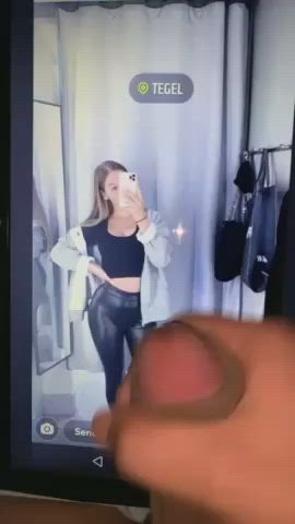cock cum cumshot german jerk off teen tribbing tribute gif