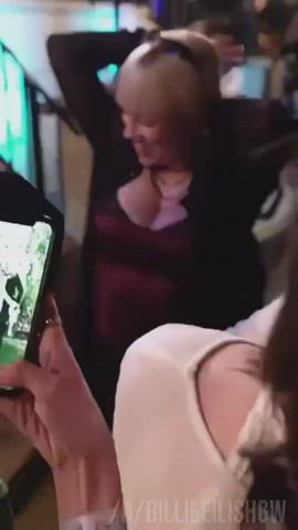 Bouncing Tits Celebrity Huge Tits gif