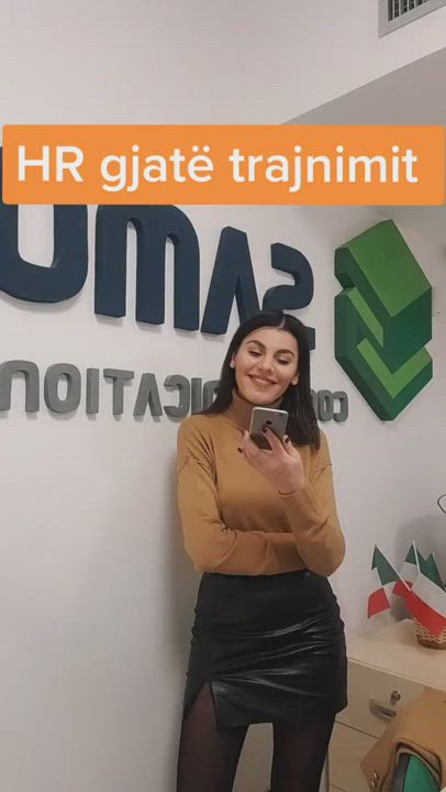 Albanian Boobs Brunette Nylon gif