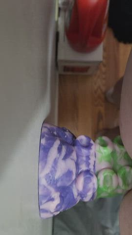 anal play bad dragon masturbating gif