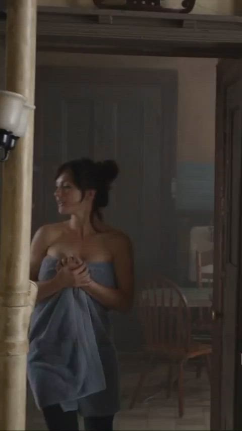 brunette celebrity innocent gif