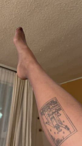 You can only wish you have my feet in front of you.