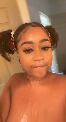 I love the feeling of nut all over my face