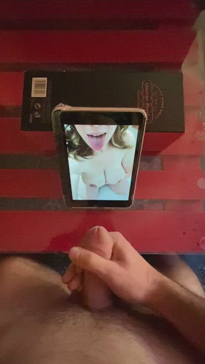 Cumshot Solo Tribute gif
