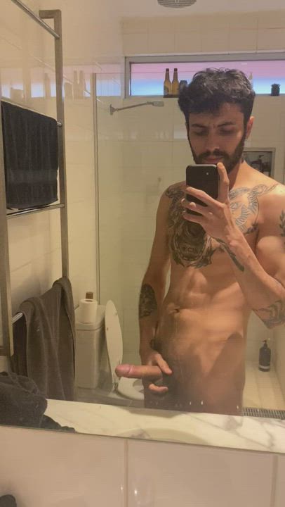 Bed Sex Big Dick Cum gif