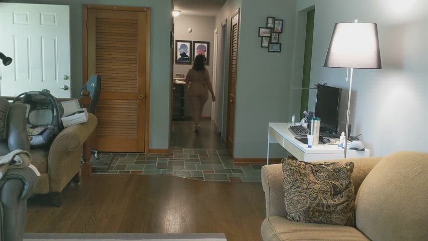 amateur bbw big tits bouncing tits heels saggy tits gif